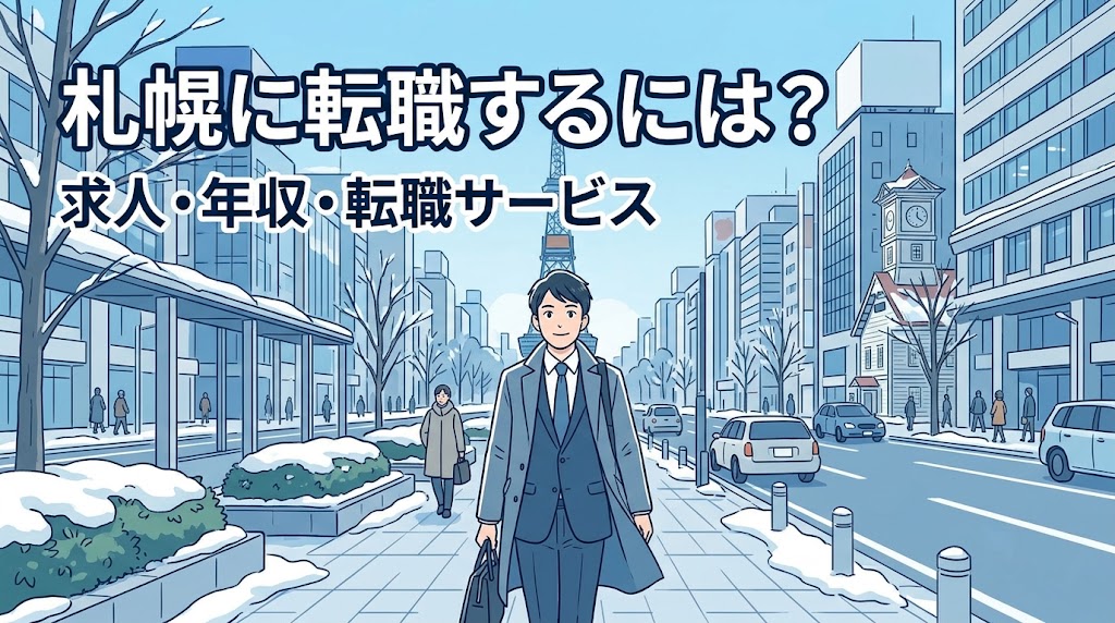 札幌に転職するには？求人倍率・年収相場・おすすめ転職サービスと成功のコツ【2026年最新】